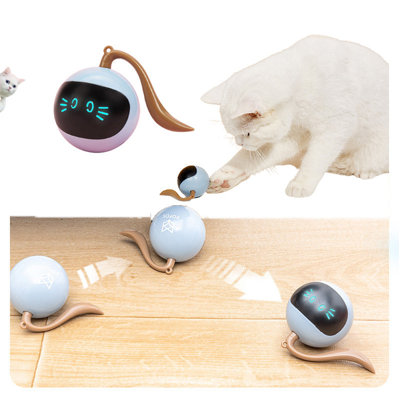 Interactive LED Pet Toy Ball for Happy Cats & Dogs