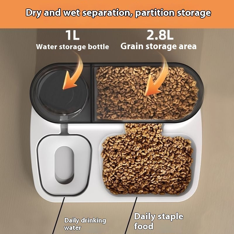 Always Fresh Cat Feeder and Water Dispenser