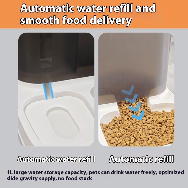 Always Fresh Cat Feeder and Water Dispenser