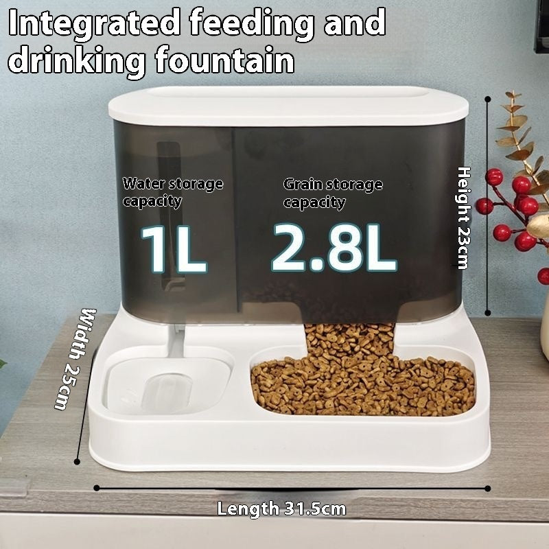 Always Fresh Cat Feeder and Water Dispenser